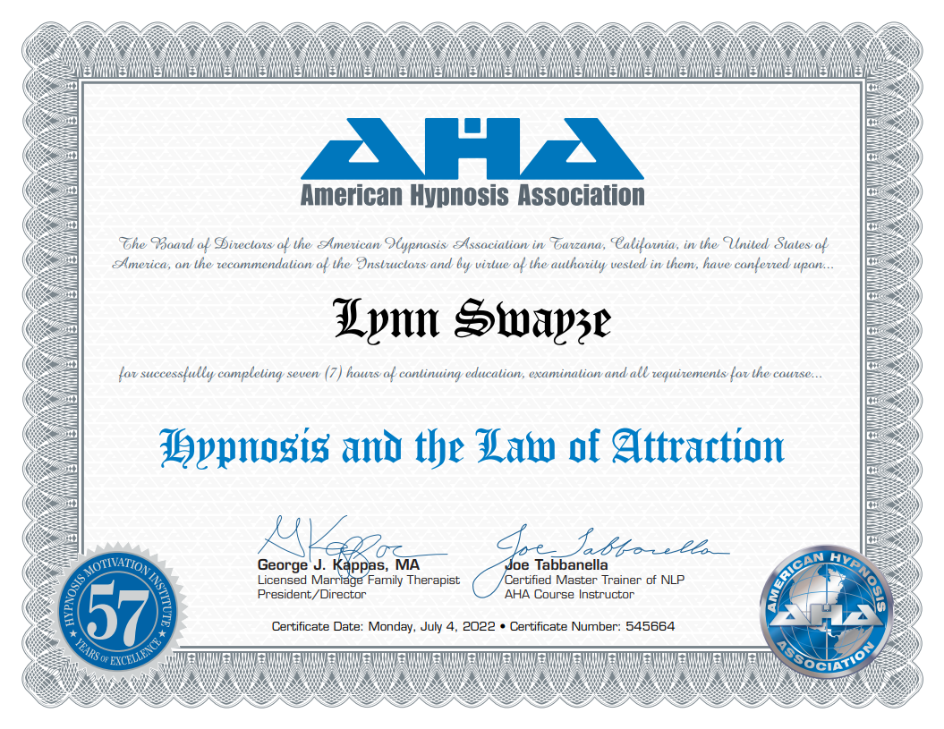 Hypnosis and Law of Attraction