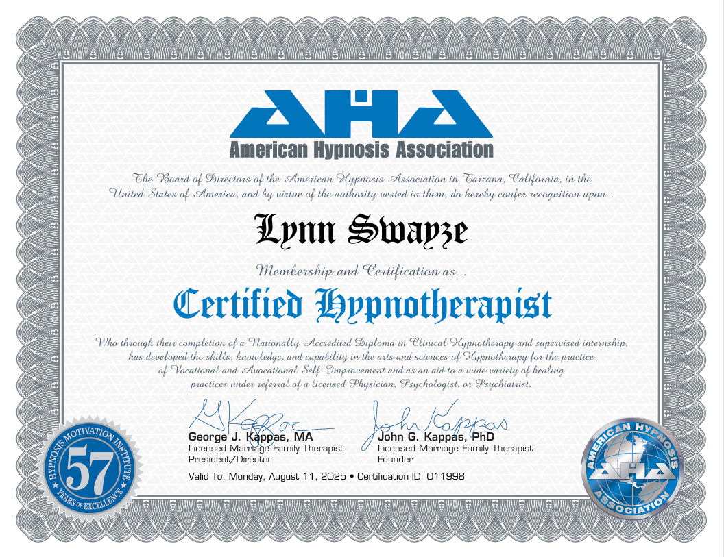 Swayze_HMI Hypnotherapist
